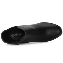 Allegra K Women's Round Toe Zipper Block Heel Platform Ankle Boots -Allegra K GUEST 00b58828 b793 4941 a297 52c56397f45f