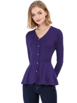 Allegra K Women's V Neck Long Sleeve Ribbed Pullover Knitted Peplum Top 28 Allegra K Women's V Neck Long Sleeve Ribbed Pullover Knitted Peplum Top -Allegra K GUEST 015fb7d3 ffee 4e4a a913 62cbcefdcfae