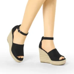 Women's Espadrilles Platform Heels Wedges Sandals