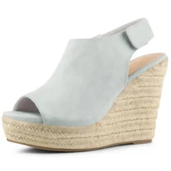Allegra K Women's Espadrille Platform Heeled Wedges Sandals -Allegra K GUEST 03ac34dd ee1f 4a07 853c 11ca4438ee92