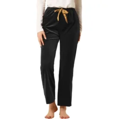 Allegra K Women's Wide Leg Comfy Yoga Pants Decor Drawstring Lounge Pajamas Pants -Allegra K GUEST 03ad4fd7 f7fc 498e a024 ed532211b5a5