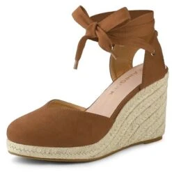 Allegra K Women's Closed Toe Espadrilles Wedges Tie Up Wedge Sandals -Allegra K GUEST 04f4405d 2267 4edd ae0f 1ac1e52c44d0