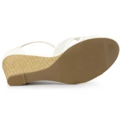 Allegra K Women's Floral Lace Mesh Wedges Sandals -Allegra K GUEST 054c918f 07eb 43c2 9e50 58ef97d6600d