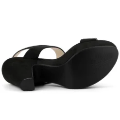 Allegra K Women's Slingback Platform Heels Chunky High Heel Sandals -Allegra K GUEST 054e0e9b 3581 4628 bc8c c82fd1cf5bb7