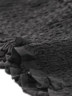 Allegra K Women's V Neck Short Puff Sleeve Swiss Dots Smocked Waist Summer Blouse -Allegra K GUEST 063859cc 839f 44eb bf02 0f10e7b54bb4