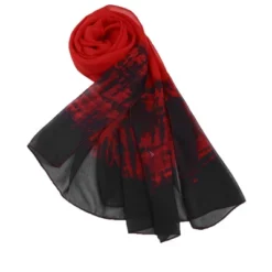 Allegra K Long Chiffon Lightweight Scarf Gradient Color Beach Wrap Scarf Spring Summer For Women