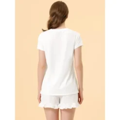 Women's Summer Pajamas Short Sleeves Tops And Shorts Sleepwear Lounge Sets 9 Women's Summer Pajamas Short Sleeves Tops And Shorts Sleepwear Lounge Sets -Allegra K GUEST 08a45507 74ac 4d00 9704 25d48dbdf9e2
