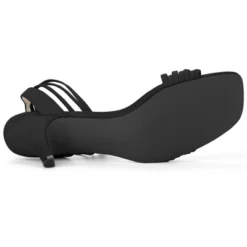 Allegra K Women's Kitten Heel Lace Up Faux Suede Heel Sandals -Allegra K GUEST 0a4c9276 f2c9 4b4a b6f8 576909b644e4