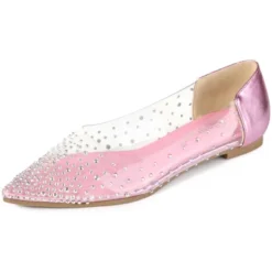 Allegra K Women's Pointed Toe Clear Rhinestone Ballet Flats -Allegra K GUEST 0a93dc10 4b0f 4cd4 a260 34bfb892e38d