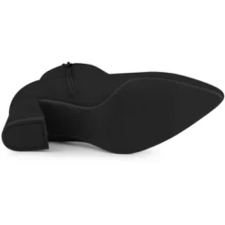 Allegra K Women's Pointy Toe Side Zip Chunky Heels Ankle Boots -Allegra K GUEST 0b6fbe36 57b8 4fd5 90e3 ac49b570eb1d