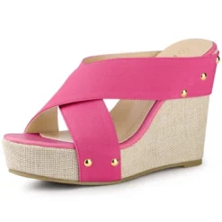 Allegra K Women's Platform Slide Wedge Sandals -Allegra K GUEST 0c4b2a41 4d0d 4194 b8c1 2b28cb98ff46