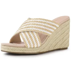 Allegra K Women's Espadrilles Wedges Slide Wedge Sandals -Allegra K GUEST 0cb4c6a5 1df8 4812 8b4d 0591ee697291