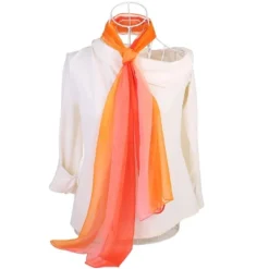 Allegra K Women Long Chiffon Light Silky Gradient Color Shawl Wrap Scarf -Allegra K GUEST 0d68ad26 d2ea 4075 9d4a 54fe758bb5f8