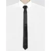 Allegra K Men's Skinny Ties Satin Solid Self-tied Necktie For Wedding Business