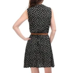 Allegra K Women's Floral Sleeveless Half Placket Above Knee Belted Summer Dress 23 Allegra K Women's Floral Sleeveless Half Placket Above Knee Belted Summer Dress -Allegra K GUEST 0f0adec6 f24e 4acc ad79 3a32ef454abb