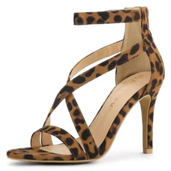 Allegra K Women's Zipper Ankle Strap Stiletto Sandals -Allegra K GUEST 0f653a41 4aa8 417e a05c 893cb12ff32d