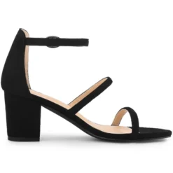 Allegra K Women's Open Toe Strappy Chunky Heels Sandals -Allegra K GUEST 1084bedc 04bb 4bbe a3ec 40e1a607b777