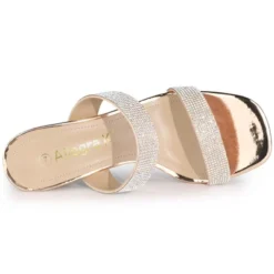 Allegra K Women's Rhinestone Chunky Slide Heel -Allegra K GUEST 10b2ebd2 6111 48c1 b7ad 9ba6c4412612