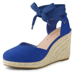 Allegra K Women's Closed Toe Espadrilles Wedges Tie Up Wedge Sandals -Allegra K GUEST 114be50c 8635 4cae 8059 193b47950f3b