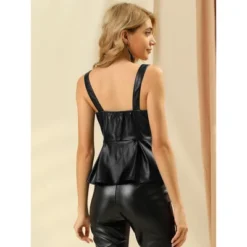 Allegra K Women's Faux Leather Bustier Gothic Punk Sleeveless Tank Top 11 Allegra K Women's Faux Leather Bustier Gothic Punk Sleeveless Tank Top -Allegra K GUEST 1248e69d b090 43f1 b020 5df65bc66728