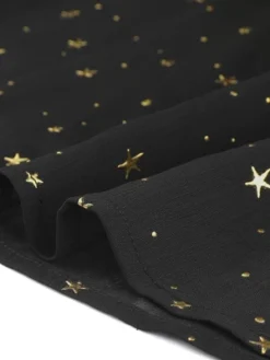 Allegra K Women's Gilding Metallic Stars Ruched Short Sleeve A-Line Mini Dress -Allegra K GUEST 133183c7 5a36 4edc b543 aeb75b7d3165