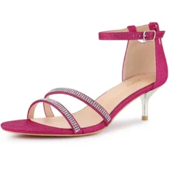 Allegra K Women's Stiletto Kitten Heels Glitter Heel Sandals 25 Allegra K Women's Stiletto Kitten Heels Glitter Heel Sandals -Allegra K GUEST 139008e3 9261 424f ab40 d0ec8fab57dd