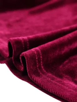 Allegra K Women's Elegant Sweetheart Neck Long Sleeve Velvet Blouse Peplum Top -Allegra K GUEST 14577d2b 8a03 46b6 95dc ecebb7dc9a64