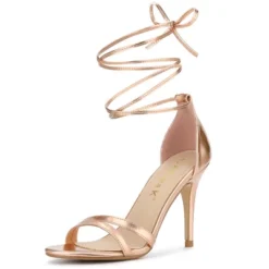 Allegra K Women's Open Toe Lace Up Stiletto Heels Sandals 18 Allegra K Women's Open Toe Lace Up Stiletto Heels Sandals -Allegra K GUEST 16c2c6cd 2644 4758 888a 6464ce17fc07