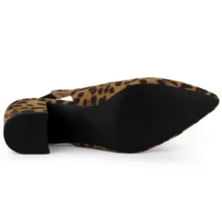 Allegra K Women's Pointed Toe Block Heel Pumps Slingback Heels -Allegra K GUEST 172df430 7728 4576 b086 624914853d81