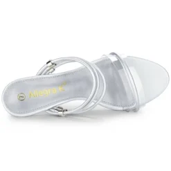 Allegra K Women's Low Wedges Clear Heel Sandals -Allegra K GUEST 178eb8e7 1eba 431f b36f fc2418d2339f
