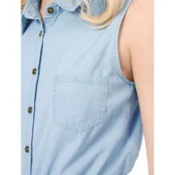 Allegra K Women's Single Breasted Casual Office Sleeveless Shirt 18 Allegra K Women's Single Breasted Casual Office Sleeveless Shirt -Allegra K GUEST 17a7ef30 dc41 4bc2 b150 d724483114a1