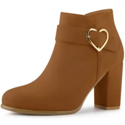 Allegra K Women's Buckle Side Zip Chunky Heels Ankle Boots 24 Allegra K Women's Buckle Side Zip Chunky Heels Ankle Boots -Allegra K GUEST 1b2ce07a 2bf1 4ab2 9301 e4c31b60ccbe