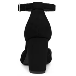 Allegra K Women's Ankle Strap Pointed Toe Block Heels Pumps 9 Allegra K Women's Ankle Strap Pointed Toe Block Heels Pumps -Allegra K GUEST 1bf92608 e3f3 414e b454 25a47bc61154