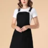 Allegra K Women's Adjustable Strap Above Knee Suspender Dress
