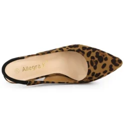 Allegra K Women's Pointed Toe Block Heel Pumps Slingback Heels -Allegra K GUEST 1dfda0bc 889b 473f aac0 114ed30a92cb