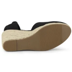 Allegra K Women's Closed Toe Espadrilles Wedges Tie Up Wedge Sandals -Allegra K GUEST 1e6f585a 1fdd 42d9 ad86 b3971887da55