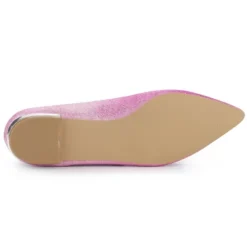 Allegra K Women's Glitter Pointed Toe Ballet Elegant Flats Shoes -Allegra K GUEST 2102d5ce ee11 466e aa1e c0cc083e04a5