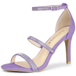 Allegra K Women's Strappy Rhinestone Heel Sandals -Allegra K GUEST 220a12d8 57af 460a 8c6b 23571b7bc9d1