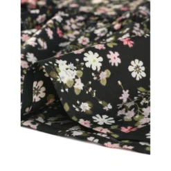 Allegra K Women's Ruffle Hem Elastic Waist Flowy A-Line Swing Floral Midi Skirt -Allegra K GUEST 24d1ed24 5ce0 4666 a02f cde13606db61