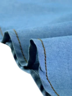 Allegra K Women's Chambray Tie Waist Button Front A-Line Dress 9 Allegra K Women's Chambray Tie Waist Button Front A-Line Dress -Allegra K GUEST 281f2a03 9397 496d 9dcc ee48526ffeff