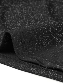 Allegra K Women's Glitter Metallic Slim Fitted One Shoulder T-Shirt -Allegra K GUEST 298b70bb 7792 48f7 a5c9 28481af79fa4