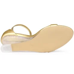 Allegra K Women's Ankle Strap Low Wedge Clear Heels Sandals -Allegra K GUEST 2d2ad26c 64ae 45be a0f1 64625cee800a