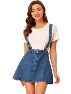 Allegra K Women's Denim A-Line Adjustable Strap Braces Mini Suspender Skirt 15 Allegra K Women's Denim A-Line Adjustable Strap Braces Mini Suspender Skirt -Allegra K GUEST 2f6a074c 0d49 4ad4 b056 4ad1f991b554