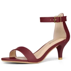 Allegra K Women's Ankle Strap Kitten Sandals -Allegra K GUEST 318cd36f 5e81 40c5 8f91 ac9ee5951de4