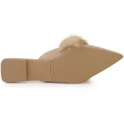 Allegra K Women's Pointed Toe Faux Fur Slip On Flat Slide Mules 11 Allegra K Women's Pointed Toe Faux Fur Slip On Flat Slide Mules -Allegra K GUEST 3193c47b 31cb 4fcf 9eda 9c0bf80db81e