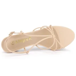Allegra K Women's Strappy Slingback Kitten Heels Sandals -Allegra K GUEST 339cfc55 a7f6 4cc5 828a 7080fc3043d1