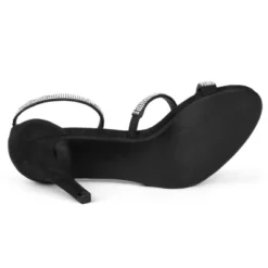 Allegra K Women's Strappy Rhinestone Heel Sandals -Allegra K GUEST 348ca57c 8eba 4f38 9796 fc9d640dab3d