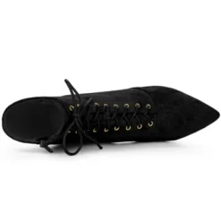 Allegra K Women's Pointy Toe Lace Up Side Zip Stiletto Heels Ankle Boots 10 Allegra K Women's Pointy Toe Lace Up Side Zip Stiletto Heels Ankle Boots -Allegra K GUEST 351a3647 5db9 4458 835b bdad7ffbdc1e