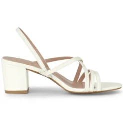 Allegra K Women's Strappy Slingback Chunky Heels Slide Sandals -Allegra K GUEST 35d8c1a9 4b9f 4ef6 b937 d067b7afd2de