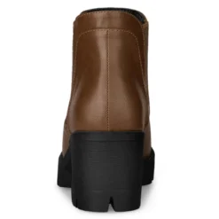 Allegra K Women's Lug Sole Chunky Heel Chelsea Ankle Boots -Allegra K GUEST 38171bc0 5714 4f42 8aaf 47261ab577dd